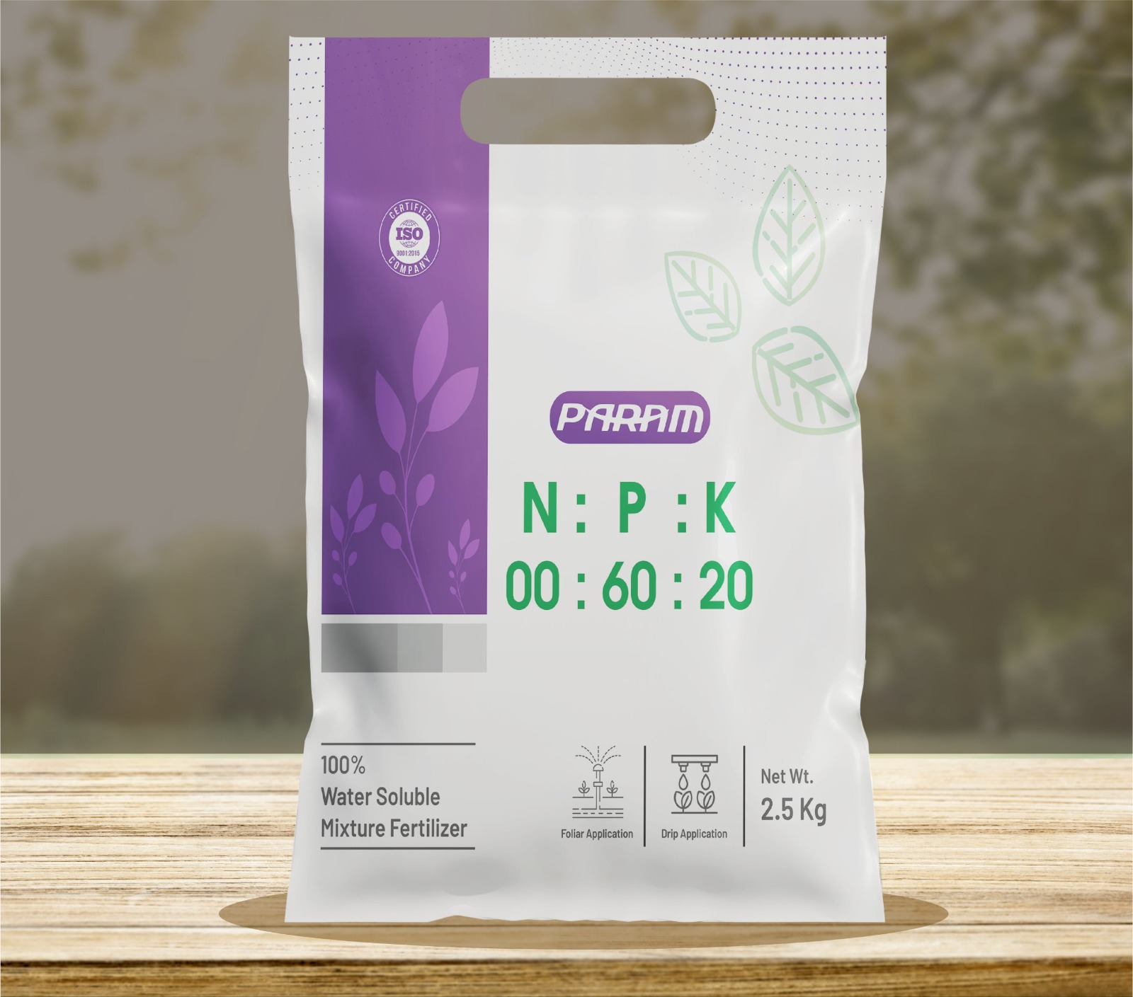 ParamGold NPK 00:60:20 water soluble npk pack